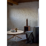 Featuring Oak Mikado Coffee Table by Ethnicraft at Amethyst Home. The Oak Mikado Coffee Table, designed by Alain van Havre, is a study of balance and symmetry. The interested base brings a unique look to any living room or lounge area!
Oval Dimension: 56.5"w x 26.5"d x 17"h Weight: 35 lbs
Round Dimension: 39.5"w x 39.5"d x 17"hWeight: 40 lbs
Material: Oak, 100.  Amethyst Home provides interior design, new home construction design consulting, vintage area rugs, and lighting in the Miami metro area.