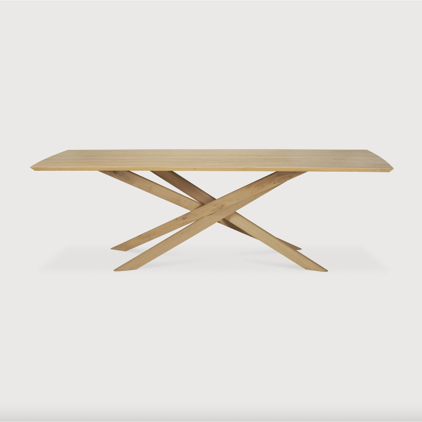 Featuring Oak Mikado Dining Table - Rectangle by Ethnicraft at Amethyst Home. We love the sculptural character of this Oak Mikado Dining Table - Rectangle. The legs interlock like a well-thought-out puzzle, making it easier to interact with your guests and allows you to converse with your family and friends for years to come!
Designed by Alain van Havre
Mat.  Amethyst Home provides interior design, new home construction design consulting, vintage area rugs, and lighting in the Portland metro area.