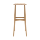 Featuring Oak Osso Bar Stool by Ethnicraft at Amethyst Home. We love the versatility of this Oak Osso Bar Stool.  A sleek piece to add in your bar area, kitchen island, or a standing desk stool. 
Dimensions: 22.5"w x 13"d x 31.5"hSeat Height: 30.5"
Material: Oak, 100% Solid WoodFinish: Varnished
For regular dusting use a dry cloth. For cleaning or in case of a.  Amethyst Home provides interior design, new home construction design consulting, vintage area rugs, and lighting in the Omaha metro area.