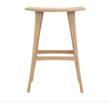 Featuring Oak Osso Bar Stool by Ethnicraft at Amethyst Home. We love the versatility of this Oak Osso Bar Stool.  A sleek piece to add in your bar area, kitchen island, or a standing desk stool. 
Dimensions: 22.5"w x 13"d x 31.5"hSeat Height: 30.5"
Material: Oak, 100% Solid WoodFinish: Varnished
For regular dusting use a dry cloth. For cleaning or in case of .  Amethyst Home provides interior design, new home construction design consulting, vintage area rugs, and lighting in the Boston metro area.