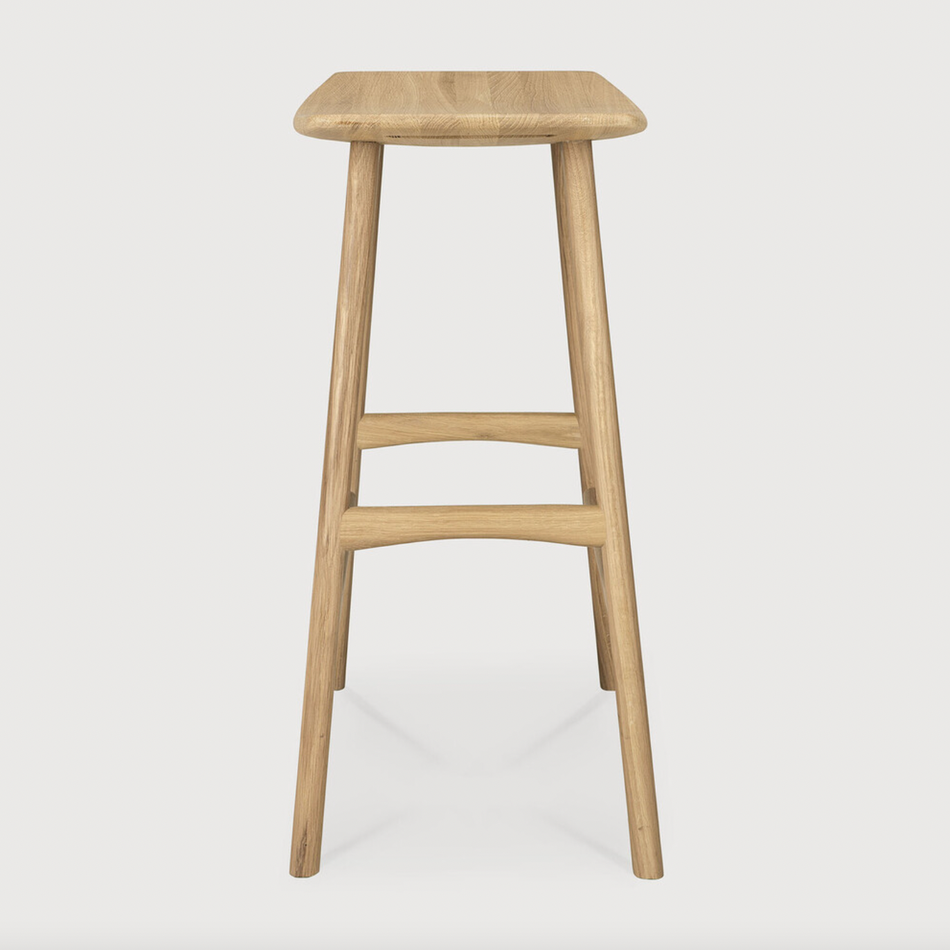 Featuring Oak Osso Counter Stool by Ethnicraft at Amethyst Home. We love the versatility of this Oak Osso Counter Stool.  A sleek piece to add in your bar area, kitchen island, or a standing desk stool. 
Dimensions: 22.5"w x 14.5"d x 24.5"hSeat Height: 23"Material: Oak, 100% Solid WoodFinish: Oiled
For regular dusting use a dry cloth. For cleaning or in .  Amethyst Home provides interior design, new home construction design consulting, vintage area rugs, and lighting in the Kansas City metro area.