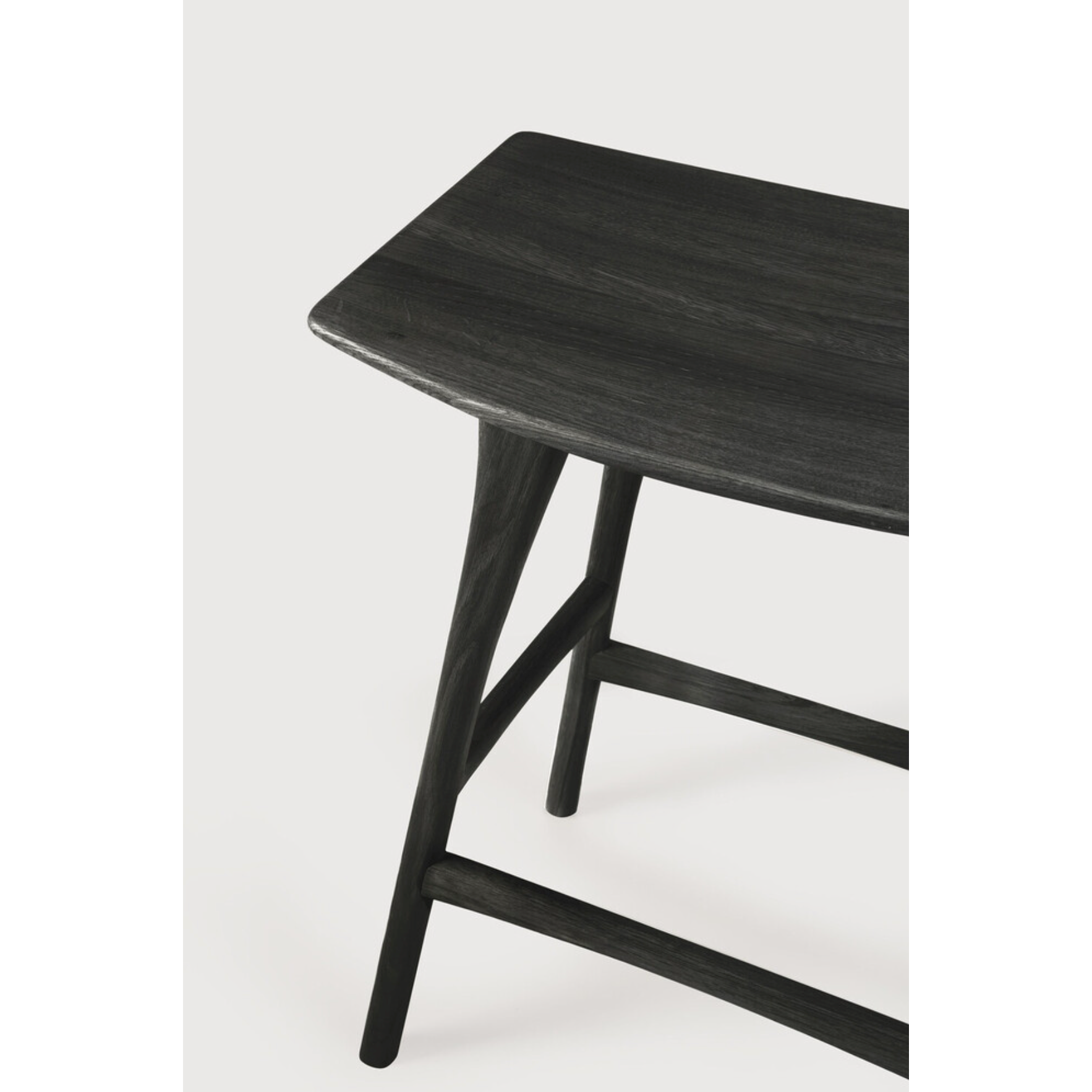 Featuring Oak Osso Bar Stool - Black by Ethnicraft at Amethyst Home. We love the versatility of this Oak Osso Bar + Counter Stool - Black.  A sleek piece to add in your bar area, kitchen island, or a standing desk stool. 
Bar Dimensions: 22.5"w x 13"d x 31.5"hSeat Height: 30.5"
Material: Oak, 100% Solid WoodFinish: Varnished
For regular dusting use a dry clo.  Amethyst Home provides interior design, new home construction design consulting, vintage area rugs, and lighting in the Seattle metro area.