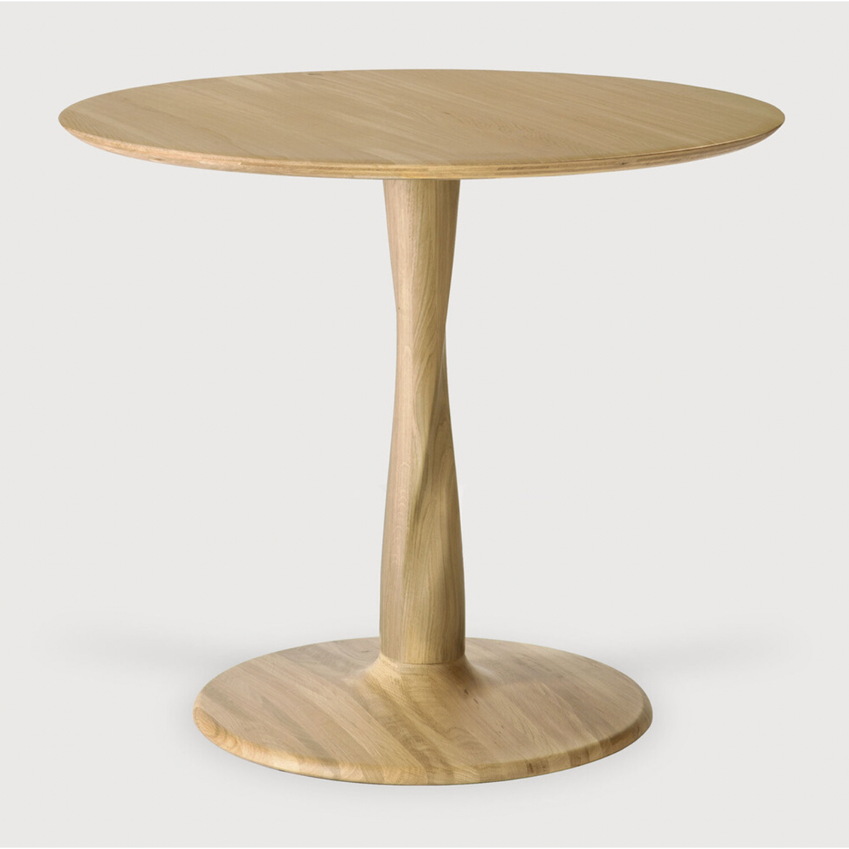 Table de salle à manger ronde en chêne