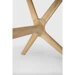 Featuring Oak X Dining Table by Ethnicraft at Amethyst Home. This Oak X Dining Table features sturdy, yet intricate, construction and is a true work of art and a credit to the most advanced woodworking techniques. With a seamless structural interplay between the unique shape of the legs and the soft lines of the tabletop, guests will enjoy the most comforta.  Amethyst Home provides interior design, new home construction design consulting, vintage area rugs, and lighting in the Monterey metro area.