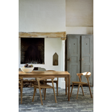 Featuring Teak Bok Dining Table by Ethnicraft at Amethyst Home. The airy shape yet rock solid construction make this Teak Bok Dining Table a timeless and remarkable design to enjoy for years to come. Available in many sizes, this can fit any dining room or kitchen area. 
Material: Teak, 100% Solid Wood
Dimensions 55": 55.5"w x 31.5"d x 30"hWeight: 80 lbsCo.  Amethyst Home provides interior design, new home construction design consulting, vintage area rugs, and lighting in the Calabasas metro area.