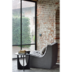 Featuring Oak Geometric Side Table - Black by Ethnicraft at Amethyst Home. From any angle, the Oak Geometric Side Table does not only look different, it also becomes different. We love seeing this table as a sculptural accent to your living space or office.Designed by Alain van Havre
Dimensions: 20.5"w x 20.5"d x 20"h Weight: 11 lbs
Material: OakFinish: Varni.  Amethyst Home provides interior design, new home construction design consulting, vintage area rugs, and lighting in the Boston metro area.