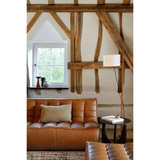 Featuring Oak Geometric Side Table - Black by Ethnicraft at Amethyst Home. From any angle, the Oak Geometric Side Table does not only look different, it also becomes different. We love seeing this table as a sculptural accent to your living space or office.Designed by Alain van Havre
Dimensions: 20.5"w x 20.5"d x 20"h Weight: 11 lbs
Material: OakFinish: Va.  Amethyst Home provides interior design, new home construction design consulting, vintage area rugs, and lighting in the Charlotte metro area.