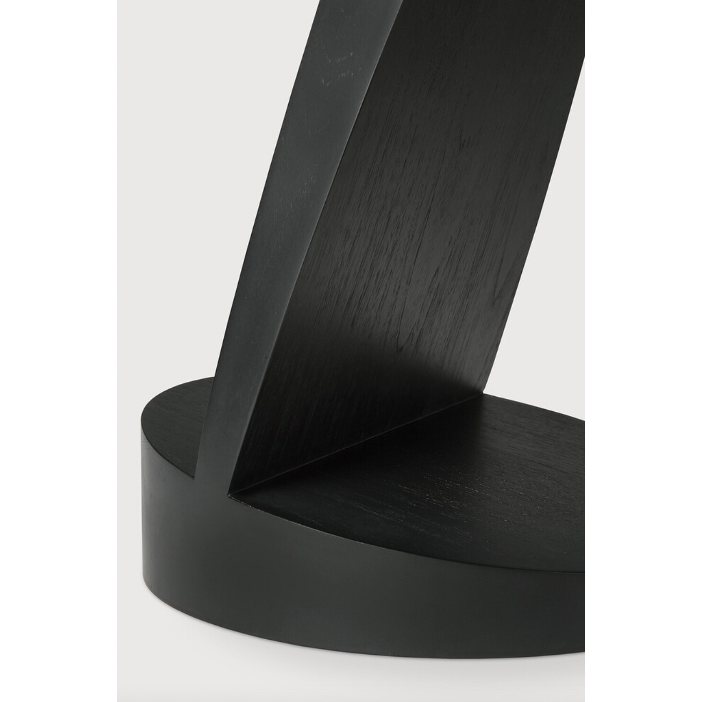 Featuring Teak Oblic Side Table - Black by Ethnicraft at Amethyst Home. We love the unique base of this Teak Oblic Side Table - Black. Place near your sofa, bed side table, or accent chair to completely elevate the space!
Dimensions: 20.5"w x 20.5"d x 19.5"h Weight: 21 lbs
Material: Teak, 100% Solid WoodFinish: Varnished
For regular dusting use a dry cloth.  Amethyst Home provides interior design, new home construction design consulting, vintage area rugs, and lighting in the San Diego metro area.