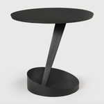 Featuring Teak Oblic Side Table - Black by Ethnicraft at Amethyst Home. We love the unique base of this Teak Oblic Side Table - Black. Place near your sofa, bed side table, or accent chair to completely elevate the space!
Dimensions: 20.5"w x 20.5"d x 19.5"h Weight: 21 lbs
Material: Teak, 100% Solid WoodFinish: Varnished
For regular dusting use a dry cloth. Fo.  Amethyst Home provides interior design, new home construction design consulting, vintage area rugs, and lighting in the Omaha metro area.