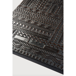 Featuring Teak Tabwa Blok Coffee Table by Ethnicraft at Amethyst Home. We love the contemporary feel of this Teak Tabwa Blok Coffee Table. The table is transformed into unique pieces of art, with each pattern carefully carved by artisans. 
Due to the hand-created nature of our products, each item will vary slightly. We consider this as a sign of uniqueness. Fo.  Amethyst Home provides interior design, new home construction design consulting, vintage area rugs, and lighting in the Omaha metro area.