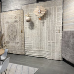 The Tala Casamir Area Rug by Jaipur Living, or TAL08, is a hand-knotted rug that brings a new sense of luxury and comfort. The Casamir area rug showcases a crosshatched lattice design in an inviting cream haue with earthy toned flecks of brown wool fibers. Perfect for the master bedroom, den, or other low traffic area.