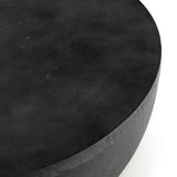 Featuring Basil Outdoor Coffee Table - Aged Grey by Four Hands at Amethyst Home. Basil Aged Grey Outdoor Coffee Table has an aged grey finish that highlights the aluminum's natural depth, for a sleek, simple look with implied movement. Stylish indoors or out. Cover or store indoors during inclement weather and when not in use.
Overall Dimensions: 36"W x 36"L .  Amethyst Home provides interior design, new home construction design consulting, vintage area rugs, and lighting in the Boston metro area.