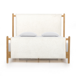 Featuring Bowen Bed by Four Hands at Amethyst Home. Bring a cozy hygge vibe to the bedroom with this textured Bowen Bed. Framed by light-finished solid oak, a sling-style bed features faux shearling head and foot boards -- sure to elevate any bedroom. 
Queen Overall Dimensions: 64.25"W x 87.25"L x 48"HKing Overall Dimensions: 80.25"W x 88.50"L x 48"H
Colo.  Amethyst Home provides interior design, new home construction design consulting, vintage area rugs, and lighting in the Scottsdale metro area.