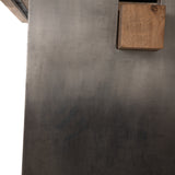 Featuring Brennan Dining Table - Dove Oak by Four Hands at Amethyst Home. This Brennan Dining Table - Dove Oak has a rectangular soft-grey oak tabletop and flaunts its materials' natural graining, for a richly organic takeaway. Wide, plank-style legs of pewter-finished steel features an ombre pattern -- a statement piece for any dining room or kitchen area..  Amethyst Home provides interior design, new home construction design consulting, vintage area rugs, and lighting in the Portland metro area.