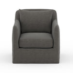 Featuring Dade Outdoor Swivel Chair - Charcoal by Four Hands at Amethyst Home. This Dade Outdoor Swivel Chair - Charcoal is a fresh, outdoor-friendly spin on the swivel chair. Removable charcoal slipcover meets style with sensibility. Great in pairs. Cover or store inside during inclement weather and when not in use.
Overall Dimensions: 27"W x 33.75"L x 29.. Amethyst Home provides interior design, new home construction design consulting, vintage area rugs, and lighting in the Park City metro area.