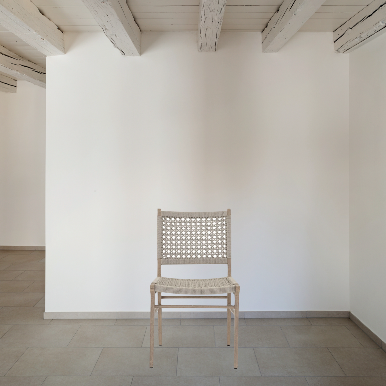 Featuring Delmar Outdoor Dining Chair by Four Hands at Amethyst Home. Simply stylish, indoors or out. Washed brown teak frames woven ivory rope, making a texture-driven statement. Cover or store inside during inclement weather and when not in use.
Overall Dimensions: 20.50"W x 24.25"L x 35"HColors: Ivory Rope, Washed Brown-FscMaterials: 100% Polypropyl.  Amethyst Home provides interior design, new home construction design consulting, vintage area rugs, and lighting in the Winter Garden metro area.