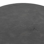 Featuring Gino End Table - Raw Black by Four Hands at Amethyst Home. Made from raw black cast aluminum, a dramatically tapered Gino End Table - Raw Black flaunts beautiful high/ low hues and subtle Brutalist vibes. Perfect for setting your book or favorite drink next to. 
Overall Dimensions: 13"W x 13"L x 20"H
Colors: Raw BlackMaterials: AluminumWeight: 13.  Amethyst Home provides interior design, new home construction design consulting, vintage area rugs, and lighting in the Charlotte metro area.