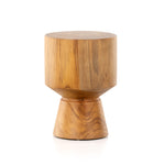 Featuring Jovie Outdoor End Table - Natural Teak by Four Hands at Amethyst Home. This Jovie Outdoor End Table - Natural Teak is made from solid teak and brings a bright, organic feel to any space. 
Amethyst Home celebrates natural materials, which often comes with beautiful imperfections. Each piece is made uniquely for you, please expect some variation an.  Amethyst Home provides interior design, new home construction design consulting, vintage area rugs, and lighting in the Nashville metro area.