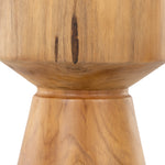 Featuring Jovie Outdoor End Table - Natural Teak by Four Hands at Amethyst Home. This Jovie Outdoor End Table - Natural Teak is made from solid teak and brings a bright, organic feel to any space. 
Amethyst Home celebrates natural materials, which often comes with beautiful imperfections. Each piece is made uniquely for you, please expect some variation a.  Amethyst Home provides interior design, new home construction design consulting, vintage area rugs, and lighting in the Scottsdale metro area.