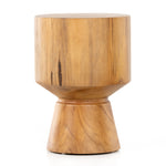 Featuring Jovie Outdoor End Table - Natural Teak by Four Hands at Amethyst Home. This Jovie Outdoor End Table - Natural Teak is made from solid teak and brings a bright, organic feel to any space. 
Amethyst Home celebrates natural materials, which often comes with beautiful imperfections. Each piece is made uniquely for you, please expect some variation an.  Amethyst Home provides interior design, new home construction design consulting, vintage area rugs, and lighting in the Charlotte metro area.