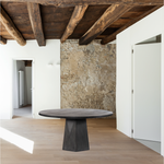 Featuring Kesling Dining Table by Four Hands at Amethyst Home. Made from Solid Mango wood, this Kesling Dining Table brings an organic modern feel to any dining room or living room. 
Overall Dimensions: 60"W x 60"L x 30"H
Colors: Coal On MangoMaterials: Solid MangoWeight: 166.01 lbVolume: 25.07 cu ftClearance from Floor: 28.50"Overhang: 21"Tabletop Thickne. Amethyst Home provides interior design, new home construction design consulting, vintage area rugs, and lighting in the Des Moines metro area.