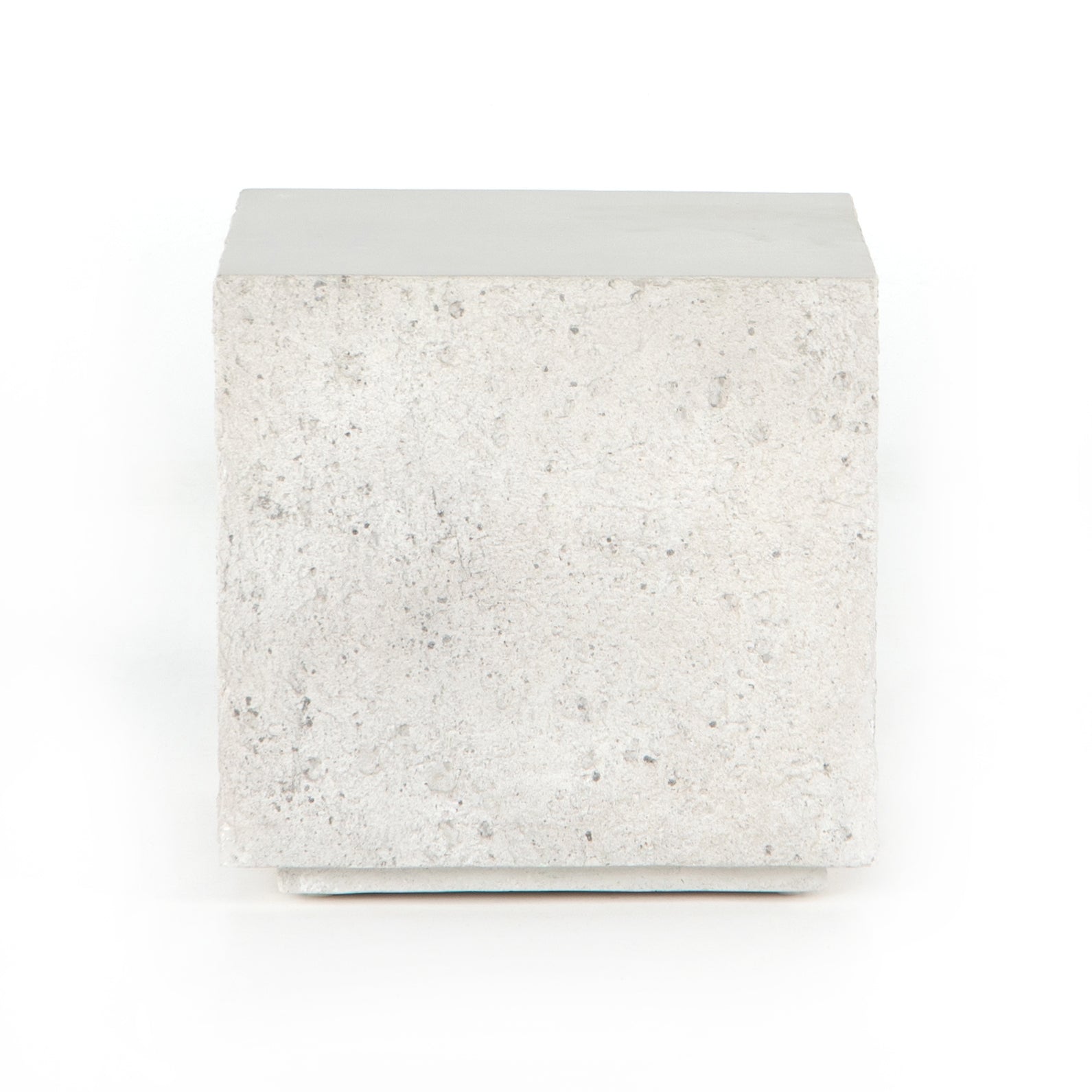 Featuring Otero Outdoor Square End Table by Four Hands at Amethyst Home. We love the textured, cubic look of this Otero Outdoor Square End Table. We'd love to see this featured on your patio, poolside, or other space! Cover or store indoors during inclement weather and when not in use.
Overall Dimensions: 17.75"W x 17.75"L x 18.25"H
Colors: Blanc White, M.  Amethyst Home provides interior design, new home construction design consulting, vintage area rugs, and lighting in the Alpharetta metro area.