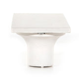 Featuring Parra Coffee Table - Plaster Molded Concrete by Four Hands at Amethyst Home. Make a monolithic statement with this Parra Coffee Table - Plaster Molded Concrete. Made from plaster-molded concrete, the pedestal-style legs support a rectangular tabletop of smooth, white-finished concrete, for a clean, adobe-inspired look.
Overall Dimensions: 59.75"W x .  Amethyst Home provides interior design, new home construction design consulting, vintage area rugs, and lighting in the Boston metro area.