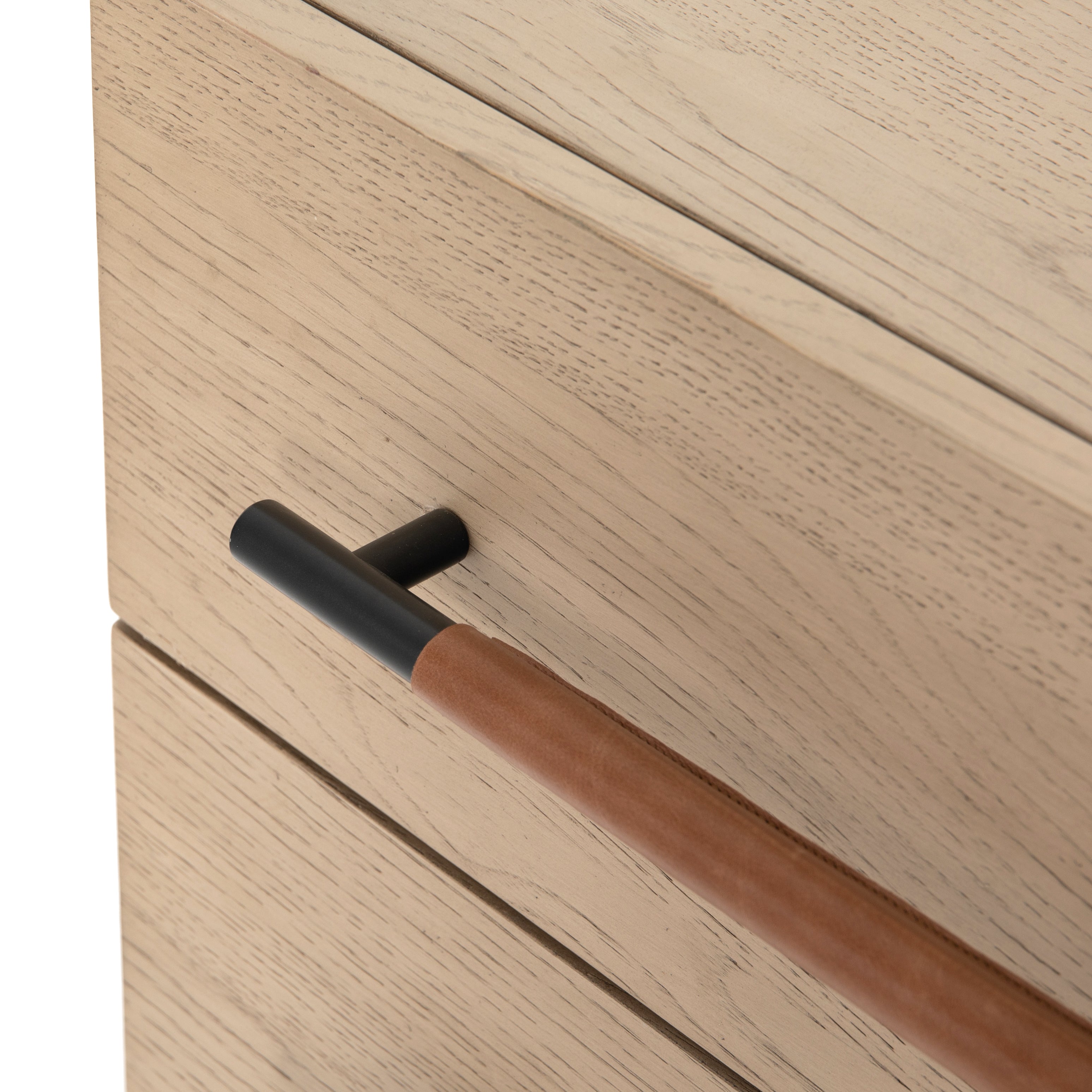 Featuring Rosedale Nightstand by Four Hands at Amethyst Home. The light-finished oak of this Rosedale Nightstand brings a clean, brightness to any room. We love how the two spacious drawers have iron hardware wrapped in a gorgeous, tan leather. The dimension legs with iron connecting them bring a unique look to your bedroom or other area!
Overall Dime.  Amethyst Home provides interior design, new home construction design consulting, vintage area rugs, and lighting in the Salt Lake City metro area.