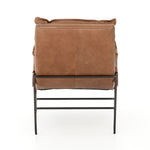 Featuring Taryn Chair - Chaps Saddle by Four Hands at Amethyst Home. A nod to relaxed modernism, playing up the natural depth of exclusive top-grain leather, with buckle details and low-slung styling crafting the hippest of vibes.
Overall Dimensions: 28"W x 37"L x 35"HColors: Chaps Saddle, GunmetalMaterials: Top Grain Leather, IronWeight: 36.16 lbVolume: .  Amethyst Home provides interior design, new home construction design consulting, vintage area rugs, and lighting in the Scottsdale metro area.