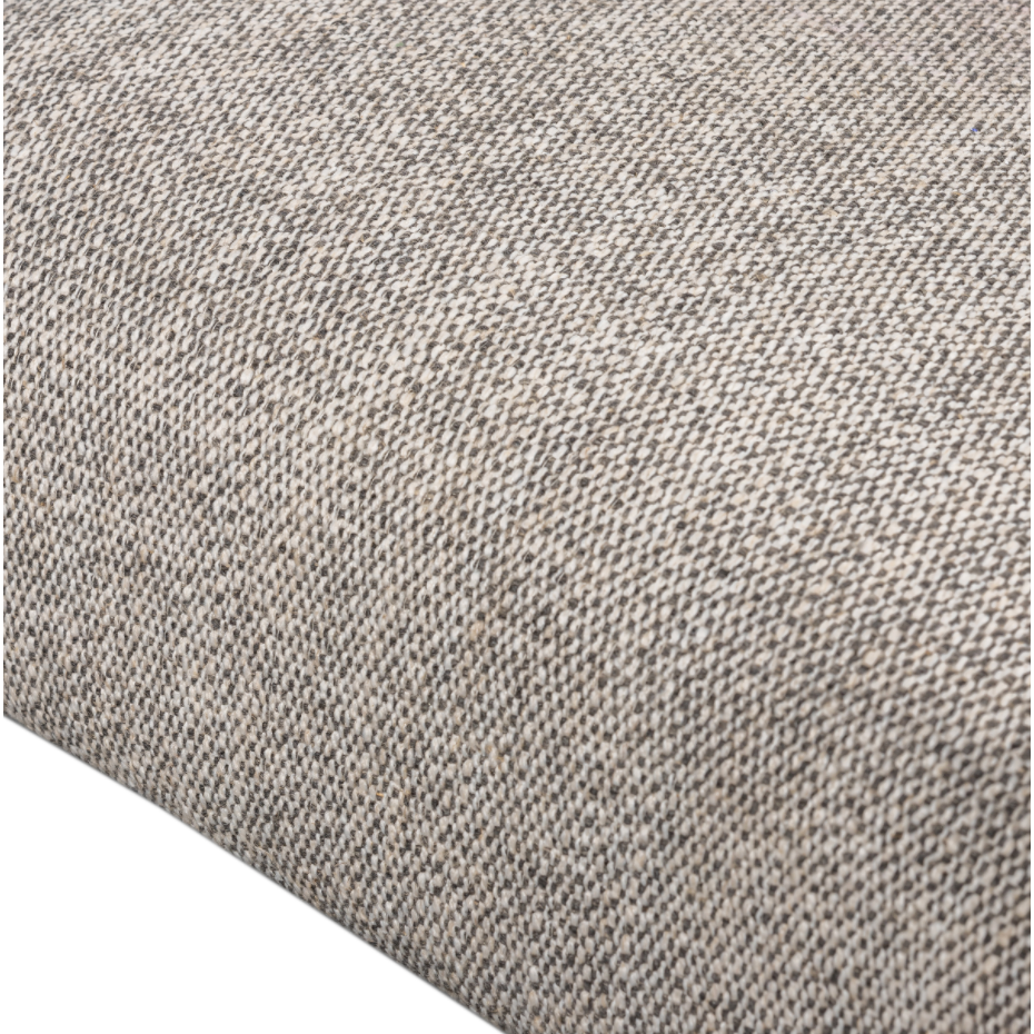 Featuring Waldon Counter Stool by Four Hands at Amethyst Home. Slim, sculptural style with this Waldon Counter Stool. Angular framing features a mix of bronze-finished metal and solid rubberwood, for a forward-thinking feel. Textural linen-blend seating adopts an invitingly neutral grey hue to move freely between spaces and styles.
Size: 23.25"W x 24.50"L.  Amethyst Home provides interior design, new home construction design consulting, vintage area rugs, and lighting in the Des Moines metro area.