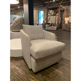 Featuring Whittaker Merino Cotton Swivel Chair by Four Hands at Amethyst Home. This Whittaker Swivel Chair - Merino Cotton is a comfortable classic. Atop a 360-degree swivel base, well-tailored cotton seating provides a beautifully simple place to perch in style, with feather-blend cushioning for total relaxation -- the perfect chair for a baby room, living.  Amethyst Home provides interior design, new home construction design consulting, vintage area rugs, and lighting in the Portland metro area.