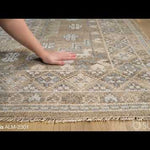 The Almeria Collection showcases traditional inspired designs that exemplify timeless styles of elegance, comfort, and sophistication. With their hand knotted construction, these rugs provide a durability that can not be found in other handmade constructions, and boasts the ability to be thoroughly cleaned as it contains no chemicals that react to water, such as glue. AmethystHome provides interior design, new construction, custom furniture, and rugs for Austin metro area