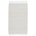 Featuring Cosette Esma Rug by Jaipur Living at Amethyst Home. The handwoven Cosette Esma Area Rug features a textural feel and casual, fun style. The Esma rug showcases a boucle-style geometric design in a light and airy white colorway. Crafted of PET yarn, or recycled plastic, this chic and durable rug brings warmth and a hint of global appeal to indoor and .  Amethyst Home provides interior design, new home construction design consulting, vintage area rugs, and lighting in the Boston metro area.