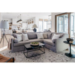 Featuring Kai Smoke/Bungee Cord Hand-Knotted Rug by Jaipur Living at Amethyst Home. When a traditional design motif is modernized and imbued with sophisticated shades of Smoke and Bungee Cord for a gently aged look, the result can only be called vintage chic. Here, Modify from the new Kai Collection is hand-knotted in 100 percent wool for exceptional quality .  Amethyst Home provides interior design, new home construction design consulting, vintage area rugs, and lighting in the Dallas metro area.