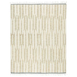 Featuring Keoka Quest Hand-Knotted Rug by Jaipur Living at Amethyst Home. The Keoka Quest Area Rug boasts a fresh take on classic Afghani hand-knotted textiles. In easy-to-deocrate tones of beige, light gray, and ivory, the light and airy colorway of the Quest rug anchors room with versatility and neutral appeal. The texture-rich wool pile features a ribbed co.  Amethyst Home provides interior design, new home construction design consulting, vintage area rugs, and lighting in the Miami metro area.