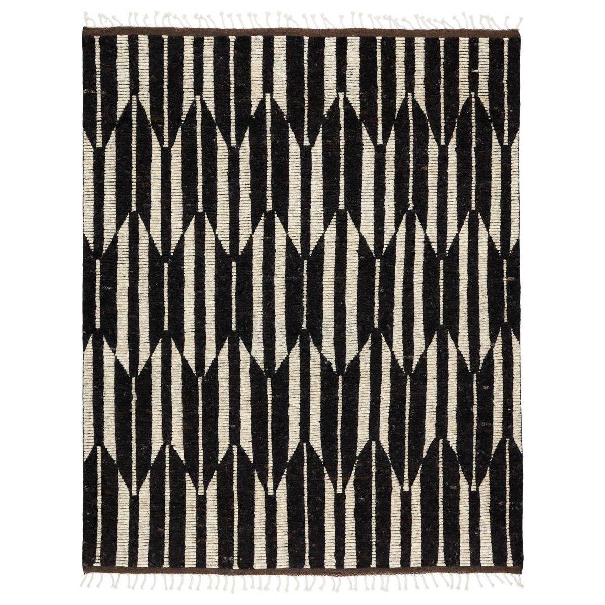 Tapis noué à la main Keoka Quest Taupe