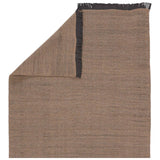 Featuring Sonder Savvy Rug by Jaipur Living at Amethyst Home. The performance-driven Sonder Savvy Area Rug offers a solid, basic design with natural-inspired texture that works for both indoor and outdoor spaces. The handwoven Savvy rug features deep, earthy tones of tan and black for the perfect neutral accent. This rug features a durable, easy-to-clean poly.  Amethyst Home provides interior design, new home construction design consulting, vintage area rugs, and lighting in the Austin metro area.