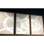 Featuring Trace of Rings III Art by Leftbank Art at Amethyst Home. Hand painted on linen, this Trace of Rings III Art features a gorgeous textured abstract design. Complete the look with Trace of Rings I and II to elevate any bedroom, living room, or other area! 
Due to the nature of this 100% hand painted product, the image may vary.
Artist: Beverly Fuller Pr.  Amethyst Home provides interior design, new home construction design consulting, vintage area rugs, and lighting in the Tampa metro area.