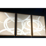 Featuring Trace of Rings II Art by Leftbank Art at Amethyst Home. Hand painted on linen, this Trace of Rings II Art features a gorgeous textured abstract design. Complete the look with Trace of Rings I and III to elevate any bedroom, living room, or other area! 
Due to the nature of this 100% hand painted product, the image may vary.
Artist: Beverly Fuller .  Amethyst Home provides interior design, new home construction design consulting, vintage area rugs, and lighting in the Portland metro area.