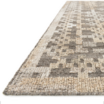 Featuring Akina Charcoal/Taupe Rug by Loloi at Amethyst Home. Hand weaved in India, the Akina Charcoal / Taupe Rug sets a rugged and worldly foundation. Each piece is deliberately crafted with textural highs and lows, accentuating the all-over geometric pattern. And because Akina is woven of wool, cotton, polyester, and viscose, each piece is naturally du.  Amethyst Home provides interior design, new home construction design consulting, vintage area rugs, and lighting in the Scottsdale metro area.