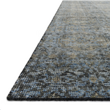 Featuring Amara Blue/Gold Hand-Knotted Rug by Loloi at Amethyst Home. Hand-knotted in India of 100% wool, the Amara Blue/Gold Area Rug creates a casual yet refined vibe with high-end appeal. Showcase in your living room, bedroom, entryway, or other high traffic area. 
Hand Knotted100% WoolAMM-05 Blue/Gold
Clean spills immediately by blotting with a clean,.  Amethyst Home provides interior design, new home construction design consulting, vintage area rugs, and lighting in the Alpharetta metro area.