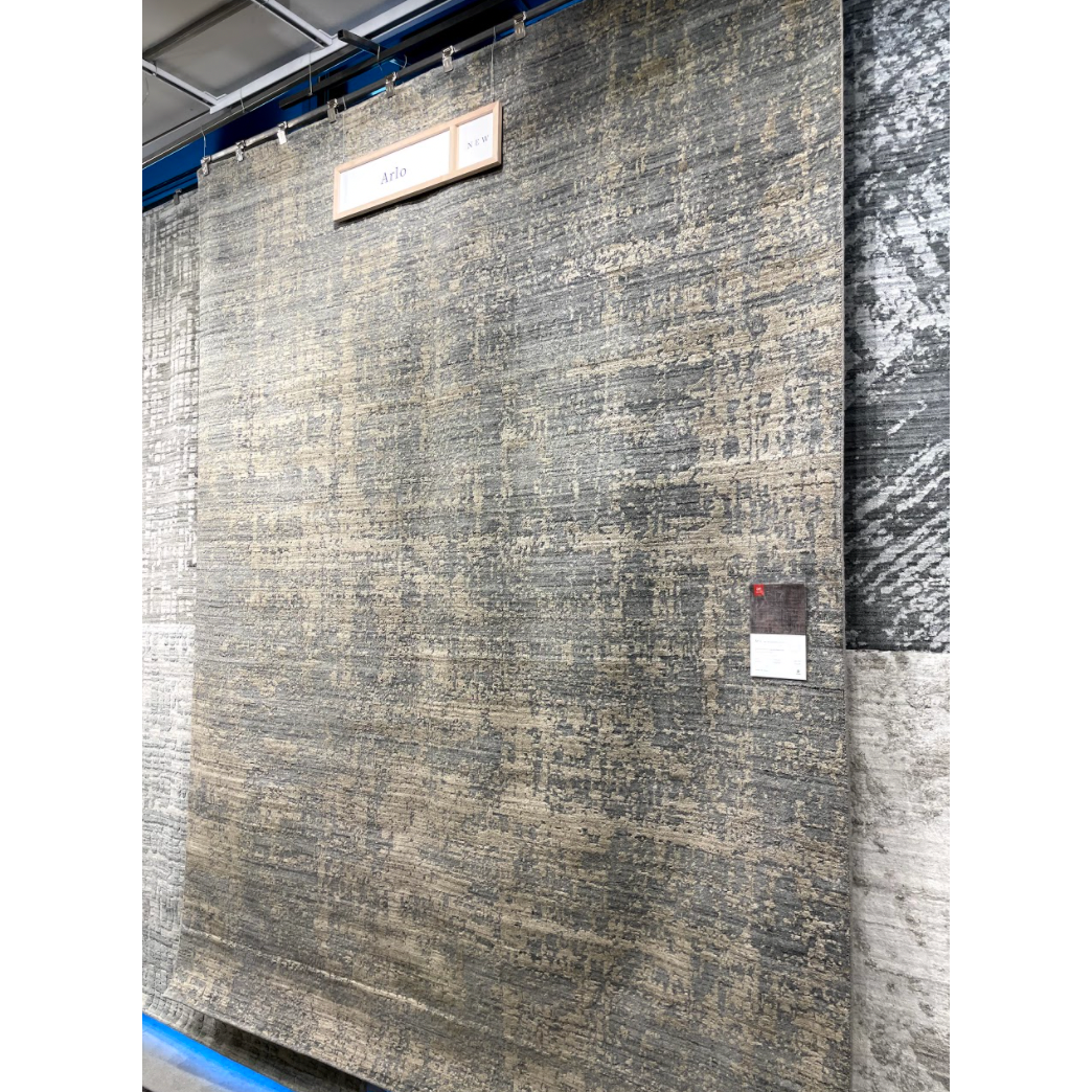 Featuring Arlo Charcoal / Taupe Rug by Loloi at Amethyst Home. Hand-loomed of viscose and wool by skilled artisans in India, the Arlo Charcoal / Taupe Area Rug showcases linear yet organic designs, creating a beautiful pattern with unique undulating texture. A beautiful choice for your entryway, living room, or other high traffic area. 
Hand Loomed88% Viscose .  Amethyst Home provides interior design, new home construction design consulting, vintage area rugs, and lighting in the Omaha metro area.