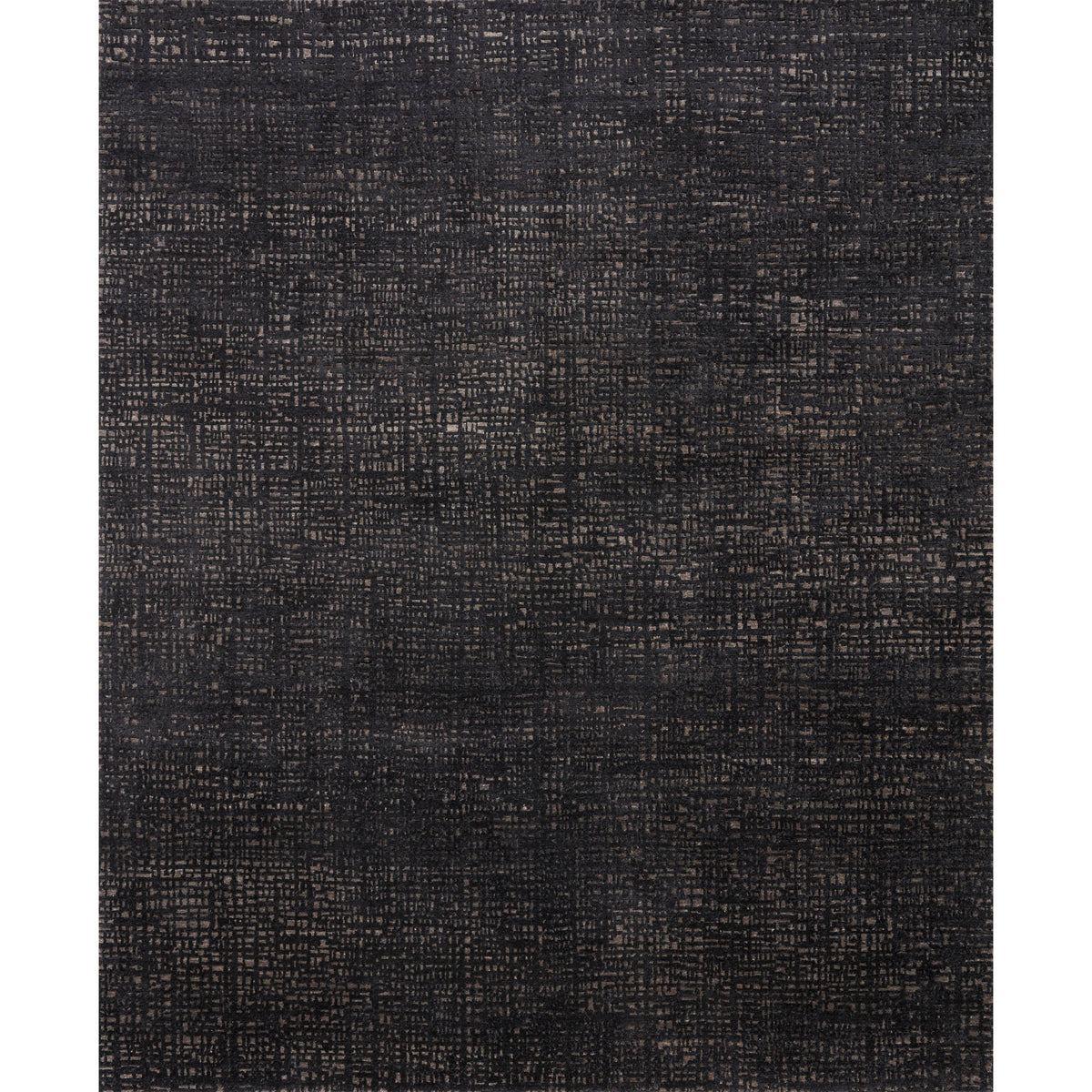 Atlas Black / Bark Hand-Knotted Rug