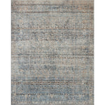 Featuring Billie Amber Lewis x Loloi Denim / Blush Rug by Loloi at Amethyst Home. Touting richly saturated colors and a distressed pattern, the Billie Collection captures the look of a well-worn antique rug at a remarkable value. Reminiscent of one-of-a-kind rugs, this Amber Lewis x Loloi collection features random variations in color that render no two pie.  Amethyst Home provides interior design, new home construction design consulting, vintage area rugs, and lighting in the Portland metro area.