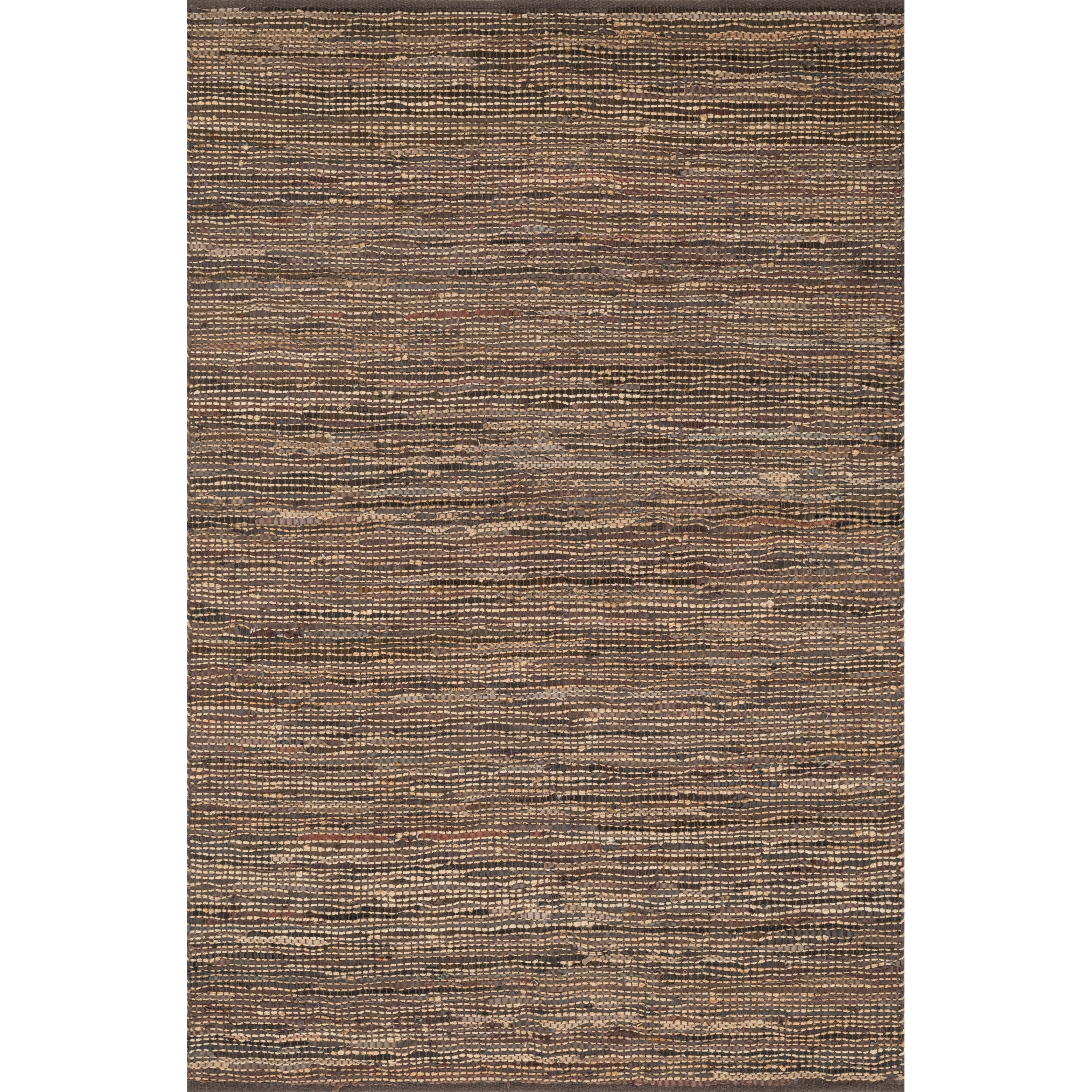 Featuring Leather & Jute Rug by Loloi at Amethyst Home. Give your room an all natural feel with the Edge ED-01 Brown Area Rug. These earthy rugs are hand woven in India of alternating strips of leather, jute, and cotton for a unique tactile feel that your feet will love. Available in four neutral colors, ensuring a seamless addition to any decor.
Hand Wove.  Amethyst Home provides interior design, new home construction design consulting, vintage area rugs, and lighting in the Calabasas metro area.