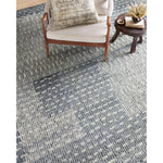 Featuring Gwyneth Amber Lewis x Loloi Denim / Sky Hand-Knotted Rug by Loloi at Amethyst Home. With its organic lines and tonal hues, the Gwyneth Collection for Amber Lewis x Loloi is made for everyday living. Featuring sophisticated colors and a soft pile, this collection is the a perfect blend between refined and relaxed. Gwyneth is also GoodWeave-Certified.  Amethyst Home provides interior design, new home construction design consulting, vintage area rugs, and lighting in the Seattle metro area.