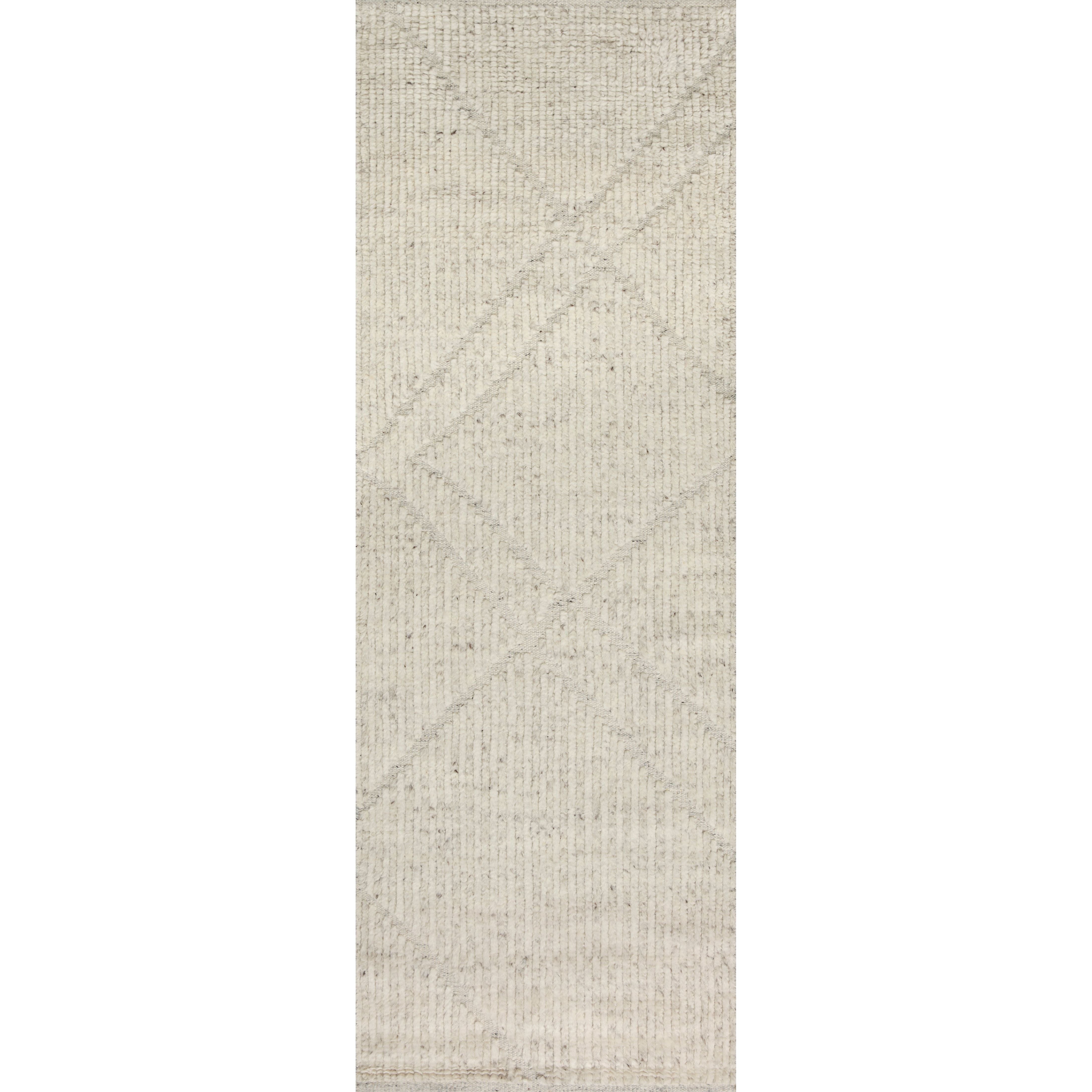 Featuring Gwyneth Amber Lewis x Loloi Ivory / Silver Hand-Knotted Rug by Loloi at Amethyst Home. With its organic lines and tonal hues, the Gwyneth Collection for Amber Lewis x Loloi is made for everyday living. Featuring sophisticated colors and a soft pile, this collection is the a perfect blend between refined and relaxed. Gwyneth is also GoodWeave-Cert.  Amethyst Home provides interior design, new home construction design consulting, vintage area rugs, and lighting in the San Diego metro area.