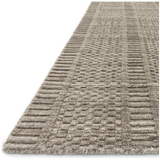 Featuring Hadley Stone Rug by Loloi at Amethyst Home. Natural beauty is expressed in an understated fashion with the Hadley Collection, an eco-friendly collection of 100% undyed wool. Loom knotted in India, Hadley features an intriguing cut pile and loop combination which adds distinctive texture to these handsome and durable designs. Also, the muted colors fi.  Amethyst Home provides interior design, new home construction design consulting, vintage area rugs, and lighting in the Miami metro area.