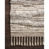 Featuring Khalid Natural / Ivory Hand-Knotted Rug by Loloi at Amethyst Home. A nod to timeless Moroccan style, the Khalid Natural / Ivory Area Rug is hand-knotted in India by skilled artisans. The soft pile features natural, undyed wool, and nylon, lending slight variations in tones that make each piece its own. Plus, each rug is finished with a though.  Amethyst Home provides interior design, new home construction design consulting, vintage area rugs, and lighting in the Newport Beach metro area.