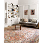 Featuring Loren Terracotta/Sky Rug by Loloi at Amethyst Home. The Loren Terracotta / Sky area rug captures the spirit of a one-of-a-kind vintage or antique area rug. You will love this rug as it's: 
Perfect for families with kids and pets
Very easy to clean and maintain
Comes in big area rug sizes and as cute kitchen and hallway runners
Looks gorgeous wit.  Amethyst Home provides interior design, new home construction design consulting, vintage area rugs, and lighting in the Nashville metro area.